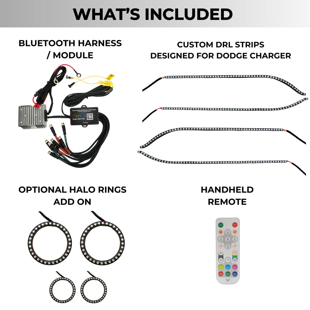 Dodge Charger Flow Series DRL Boards (2015–2024)