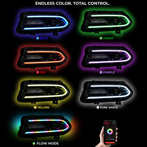 Dodge Charger Flow Series DRL Boards | Diffused LED (2015–2023)