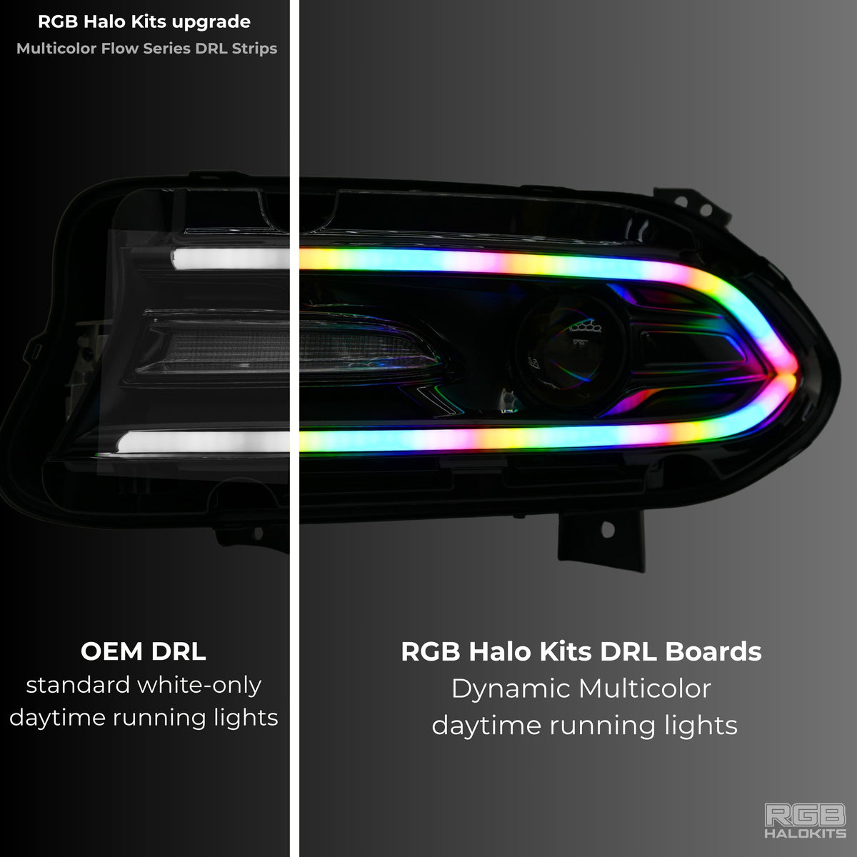 Dodge Charger Flow Series DRL Boards | Diffused LED (2015–2023)